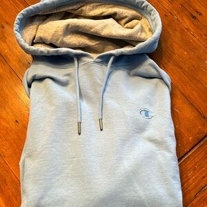 Baby blue champion hoodie